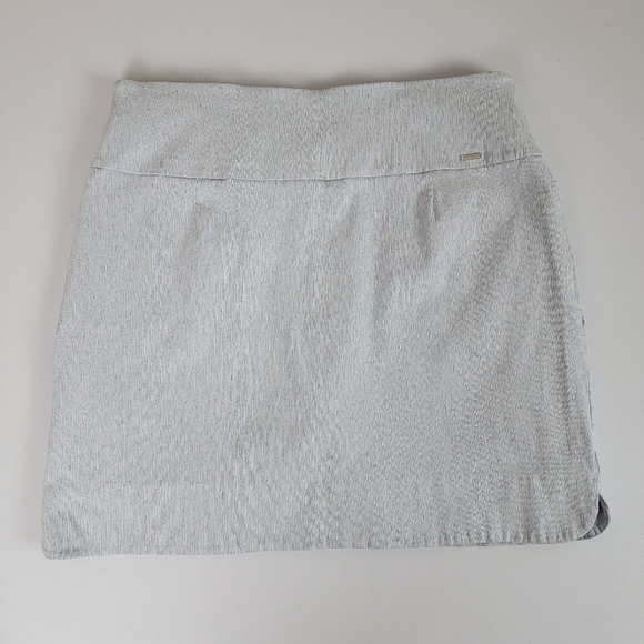 S.C.&CO. Blue And White Marled 360 Tummy Control Outdoor Active Skirt/Skort XL - Picture 3 of 13